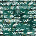 Palm tree seamless pattern. tropical exotic print.