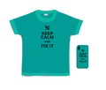 Print text on t-shirt and case for mobile phone