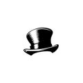 Tophat Vector Icon. Male head cap. Gentleman hat Royalty Free Stock Photo