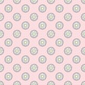 Seamless pattern with daisies Royalty Free Stock Photo