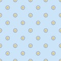 Seamless pattern with daisies Royalty Free Stock Photo