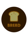 Printvery simple wheat bread vector design Royalty Free Stock Photo