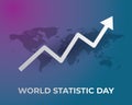 World statistic day ilustration world statistic day