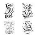 Printable Bible Lettering Quote On White Background Royalty Free Stock Photo