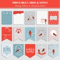 Printable Cards, Tags And Labels - Christmas Theme