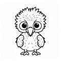 Cute Owl Coloring Pages For Kids Royalty Free Stock Photo