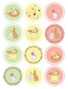 Printable Cupcake Topper Spring Bunny