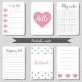 Printable cute design cards