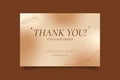 Printable Elegant Thank You Card for Online Small Business