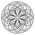 Printable Mandala Coloring Pages: Stained Glass Inspired Designs