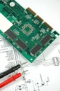 Printed circuit board Royalty Free Stock Photo