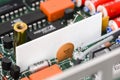 Printed Circuit Board PCB,Detail of an electronic printed circ Royalty Free Stock Photo