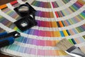 printed color swatch