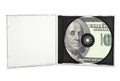 Printed compact disc Royalty Free Stock Photo