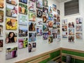 Printed Instagram Photos on wall of Jamba Juice