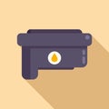 Printer cartridge icon flat vector. Digital print Royalty Free Stock Photo