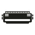 Printer cartridge icon flat vector. Digital print Royalty Free Stock Photo