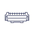 printer cartridge or toner line icon Royalty Free Stock Photo
