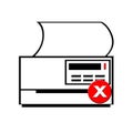 Printer error icon