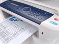 Printer with Scaner and Fax - Close Up Royalty Free Stock Photo