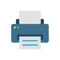Printer Icon for Document Solutions Royalty Free Stock Photo