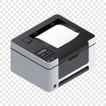 Printer icon, isometric style