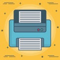 Printer icon image Royalty Free Stock Photo