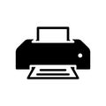 Printer icon vector on trendy design Royalty Free Stock Photo