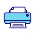 Printer icon vector on trendy design Royalty Free Stock Photo