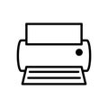Printer icon vector on trendy design Royalty Free Stock Photo