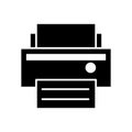 Printer icon vector on trendy design Royalty Free Stock Photo