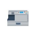 Printer machine office copy vector. Print business icon copier Royalty Free Stock Photo