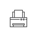 Printer outline icon