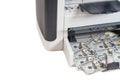 Printer printing fake dollar bills