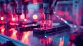 Printer printing transparent object, production business industry automation