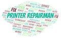 Printer Repairman word cloud