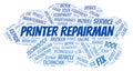 Printer Repairman word cloud
