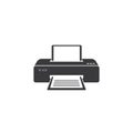 printer vector icon illustration design