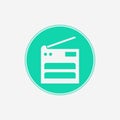 Printer vector icon sign symbol Royalty Free Stock Photo