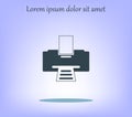 Vector illustration of gray background with gradient Royalty Free Stock Photo