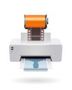 Printing camera film