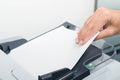 Printing, copying and scanning the documents Royalty Free Stock Photo