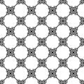 black white native square pattern Royalty Free Stock Photo