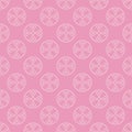 pink monochome boho floral