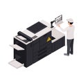 Printing House Icon Royalty Free Stock Photo