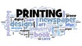 Printing industry sign