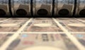 Printing Japanese Yen Notes