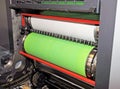 Printing - Offset press, detail Royalty Free Stock Photo