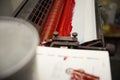 Printing Process Offset Ink. Color Industry Media Concept