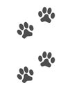 Prints paws dog graphic sign